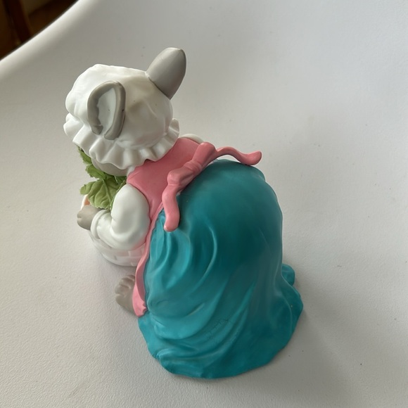 Dept 56 rabbit bunny 1988 carrot patch holding basket carrots Decor figure - Picture 4 of 6